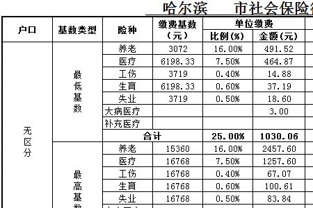 2022合肥最低社保缴费基数