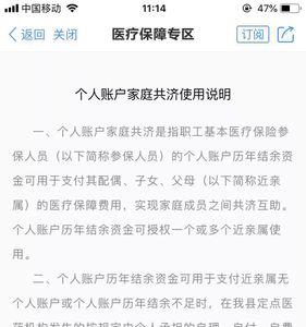 个人账户共济什么意思