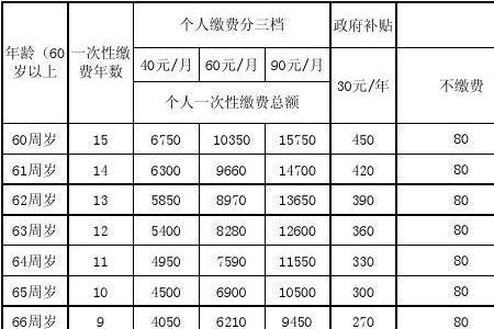 城市居民社保一年交多少