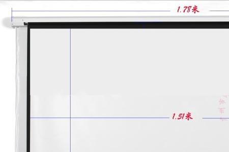 120寸16:10幕布尺寸对照表