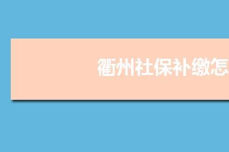 社保补缴一个月怎么查询