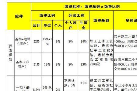 2004年广州社保缴费基数