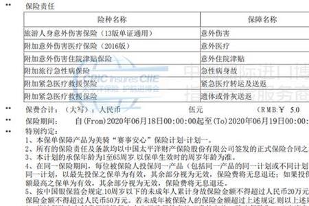 10元意外险赔偿标准