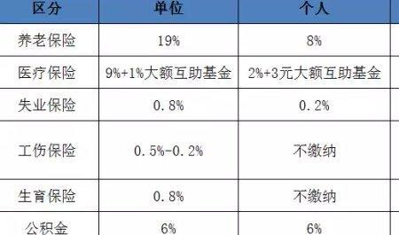 三险一金一年交多少钱