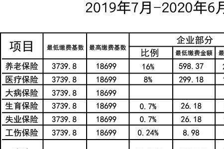 2007年武汉市社保缴费基数