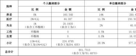 公司买社保的出资比例