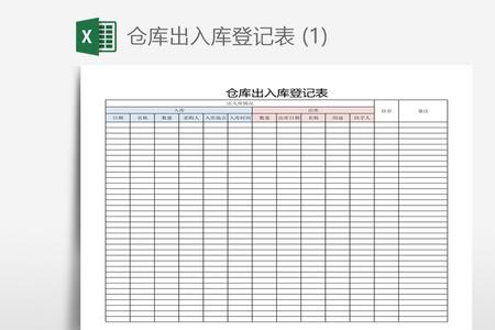 怎么做仓库管理表格