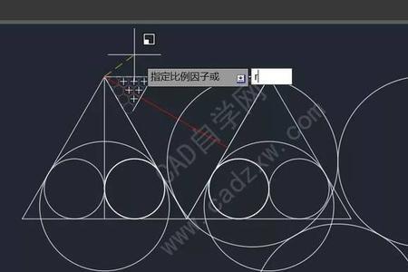 CAD中如何缩放比例