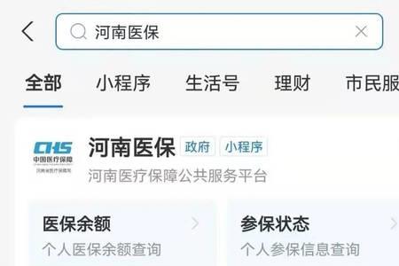 河南省支付宝交医疗保险流程