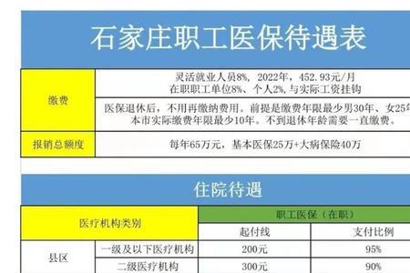 2022年职工医保每月交多少