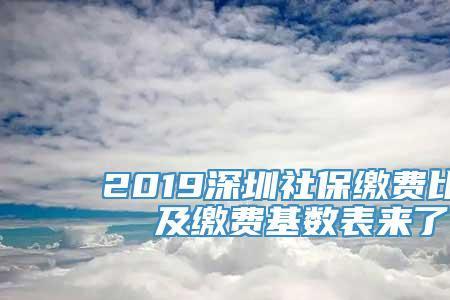 深圳按最低缴费基数交30年