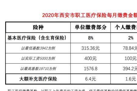 职工医保每月60单位交多少