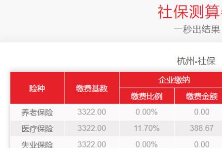 杭州交社保最低工资标准是多少