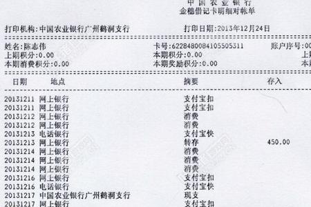 中国农业银行的电子账单怎么找