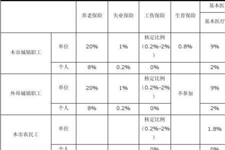 北京社保包括哪些保险