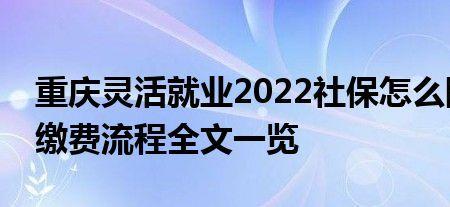 河北灵活就业医保缴费方式