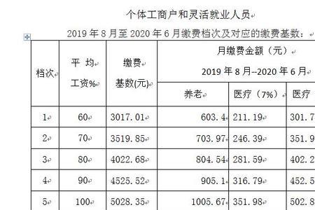 社会保险缴费比例