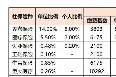 珠海社保450元算几档