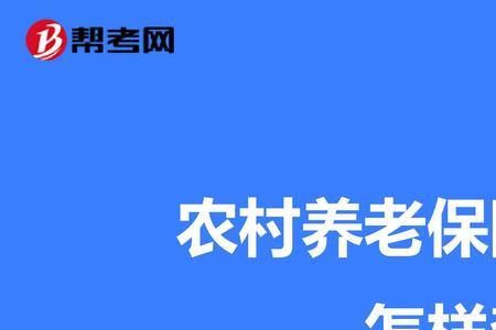 农村养老保险怎么交网上缴费