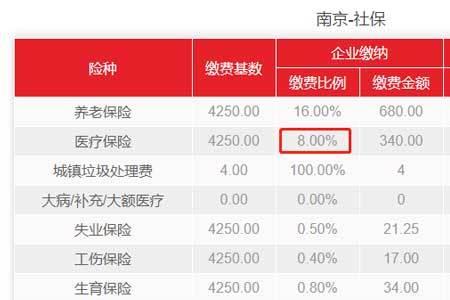 江苏社保公司和个人各交多少