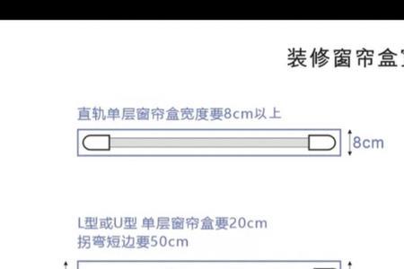 双轨电动窗帘轨道离墙的尺寸