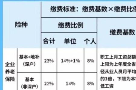 退休员工社保缴费标准