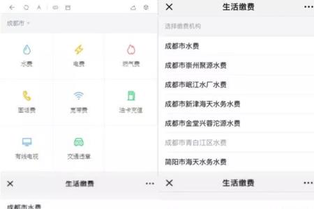 怎么在成都龙泉驿网上缴水费
