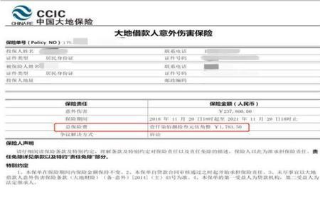 大地保险公司意外险查询