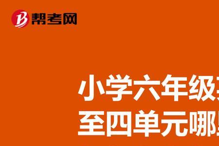 小学四-六年级共有哪些科目