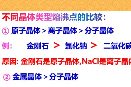 分子的极性与溶沸点的关系