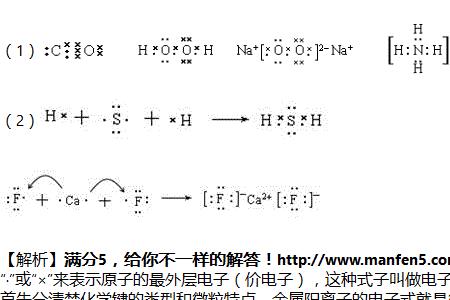 h2的电子式形成过程