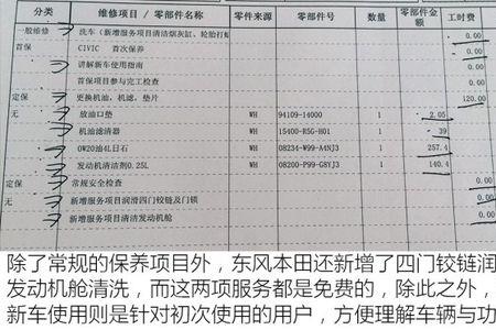 11代思域首保过后多久保养一次