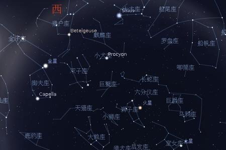 春夏秋冬季星空的代表星座