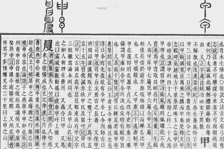 带甲字的成语三个字