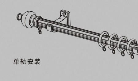 错位窗帘轨道预留尺寸