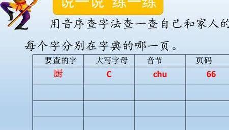 尔的音序查字法怎么查