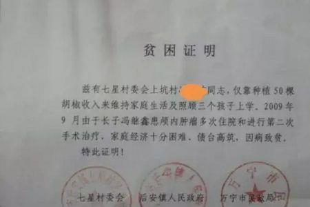 村委会学生证明怎么开