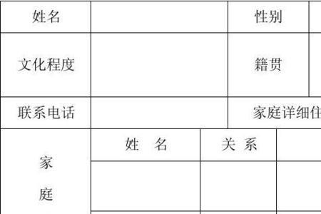 高考报名家庭成员单位怎么填