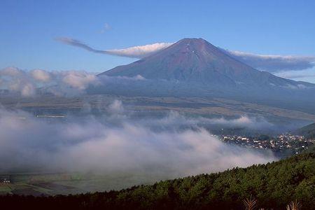 富士山雪线变化