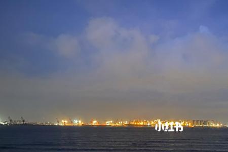 海鸥岛夜景朋友圈文案