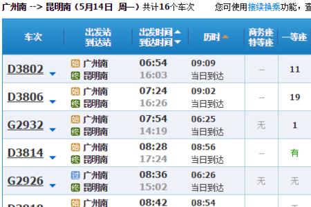 广州南站到广西是动车还是高铁