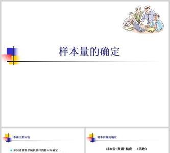 简单抽样调查样本量计算公式