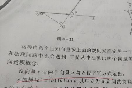 关于向量积的右手定则