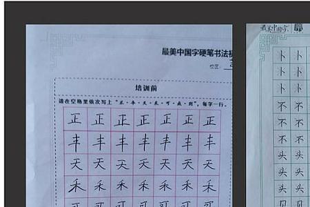 练字可以写什么字