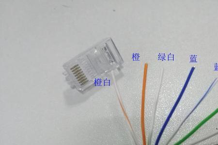 水晶头正确接线方法大图