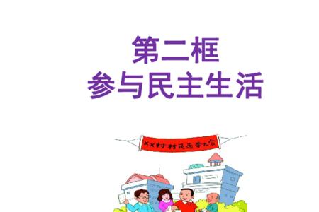 参与民主生活的方式