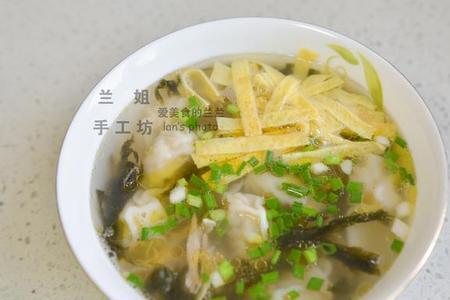 四川馄饨汤的调制