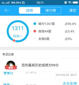 为什么驾考宝典没有做题记录了