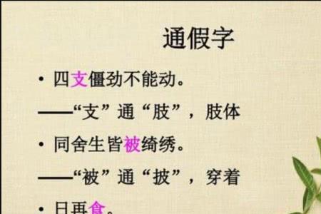 古人的字和别字有何区别