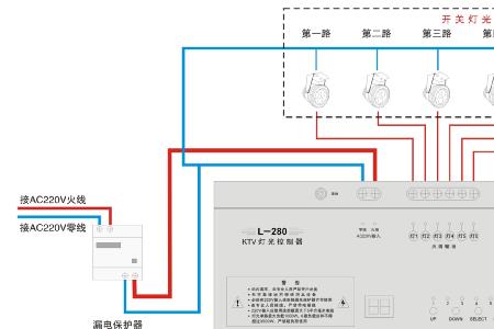 连接网络的灯怎么接线